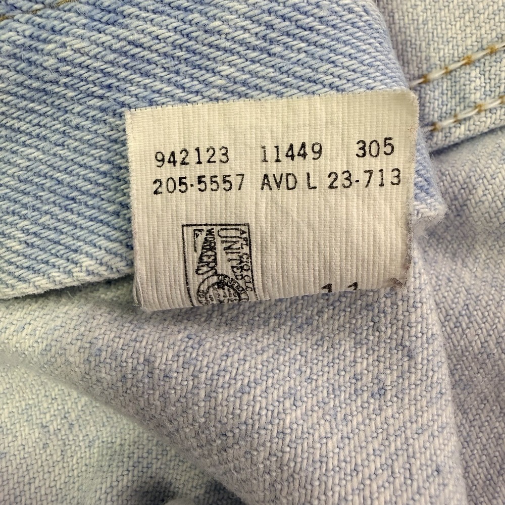 Vintage 90's M.R. LEE Jeans Men's Size‎ 36x30 Blue Washed Denim Straight Leg USA - Picture 5 of 7